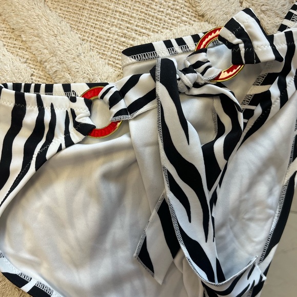 Victoria’s Secret Y2K Animal print Zebra Bikini Large - Picture 5 of 12